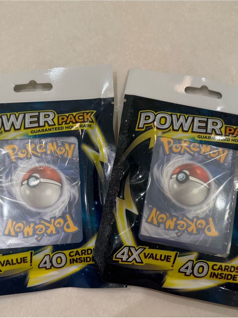Pokémon Power Packs Lot of Two (80) Cards New in Package